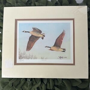 2 Vintage Scott Kennedy Signed Prints 398/500 Goose Pheasant Duck